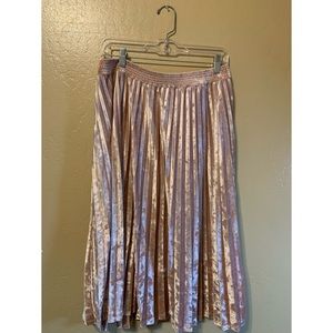 A New Day Pink ruffled long skirt